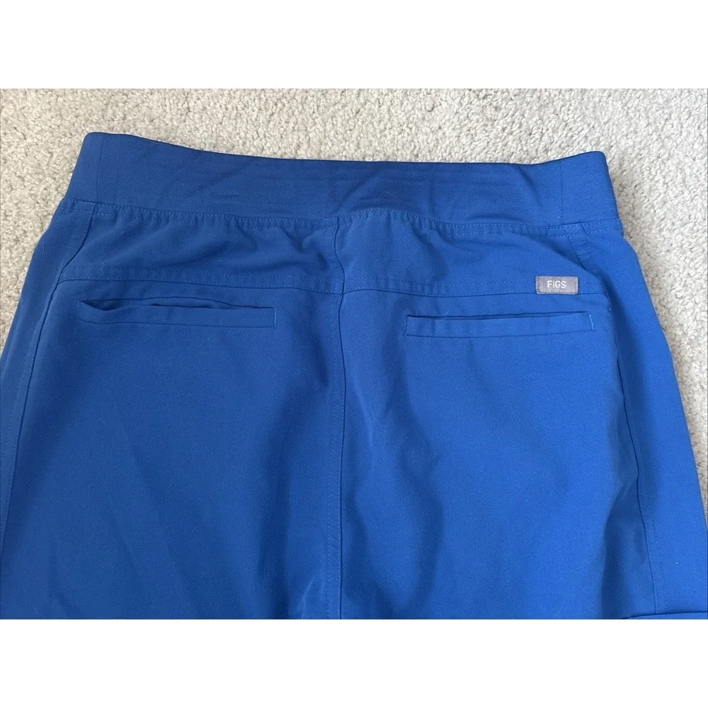 FIGS Men's Royal Blue Axim Cargo Scrub Pants Medical Style T2001S Sz Small S